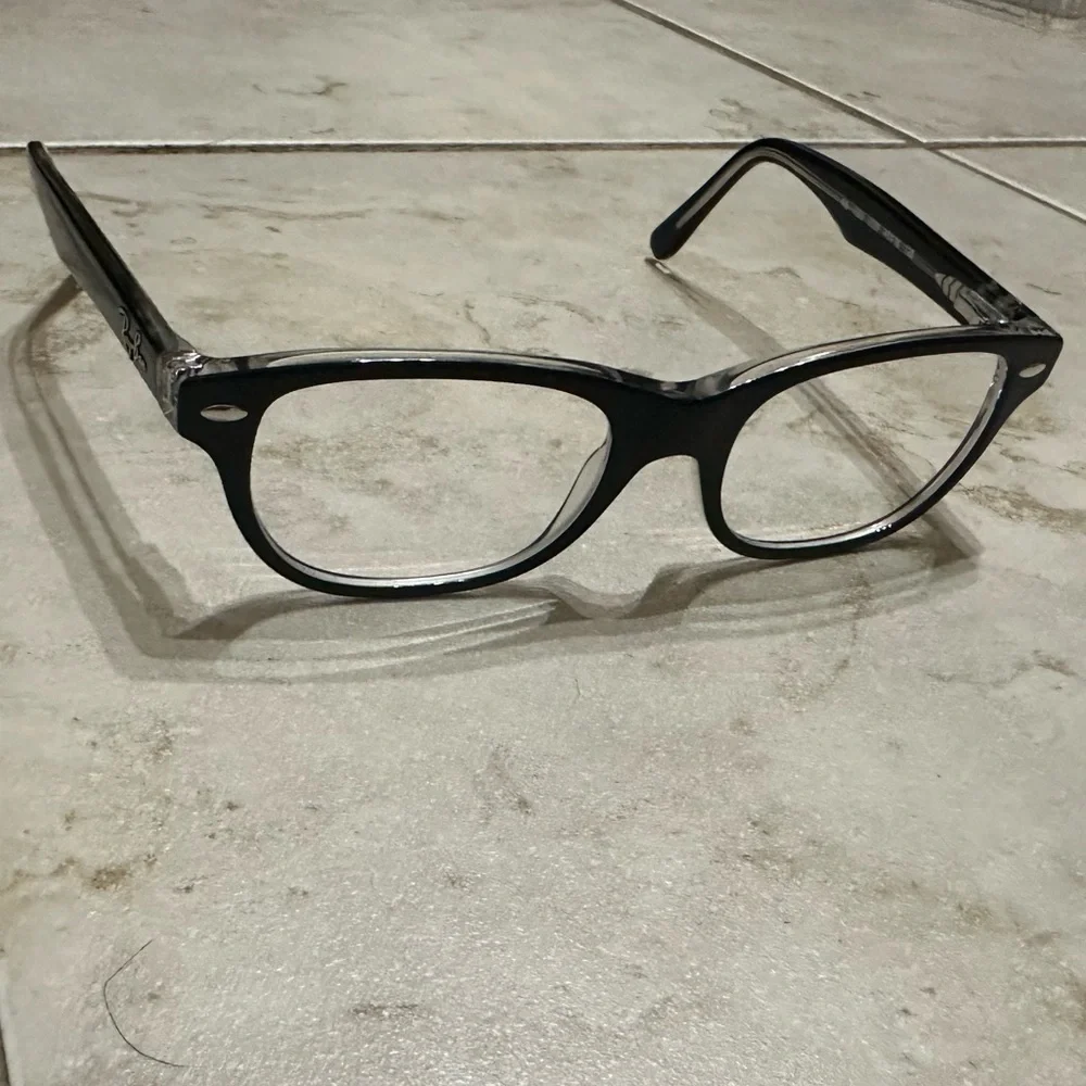 Ray-Ban Junior RB1555 3529 Black Eyeglasses Frames 46-16 125